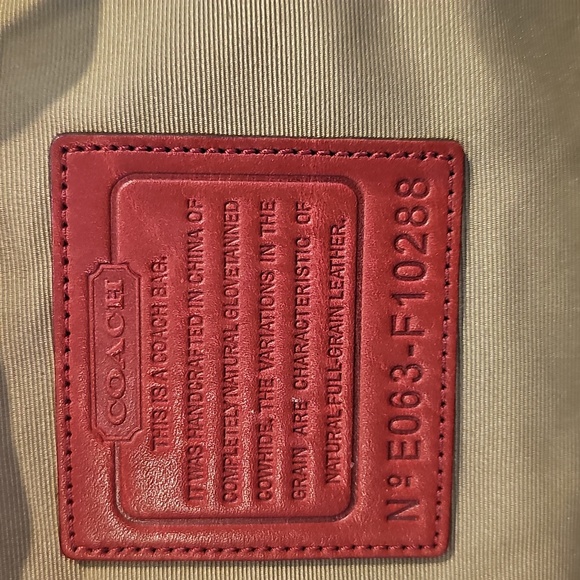 Coach Red/Pink Diaper Bag - Picture 5 of 7